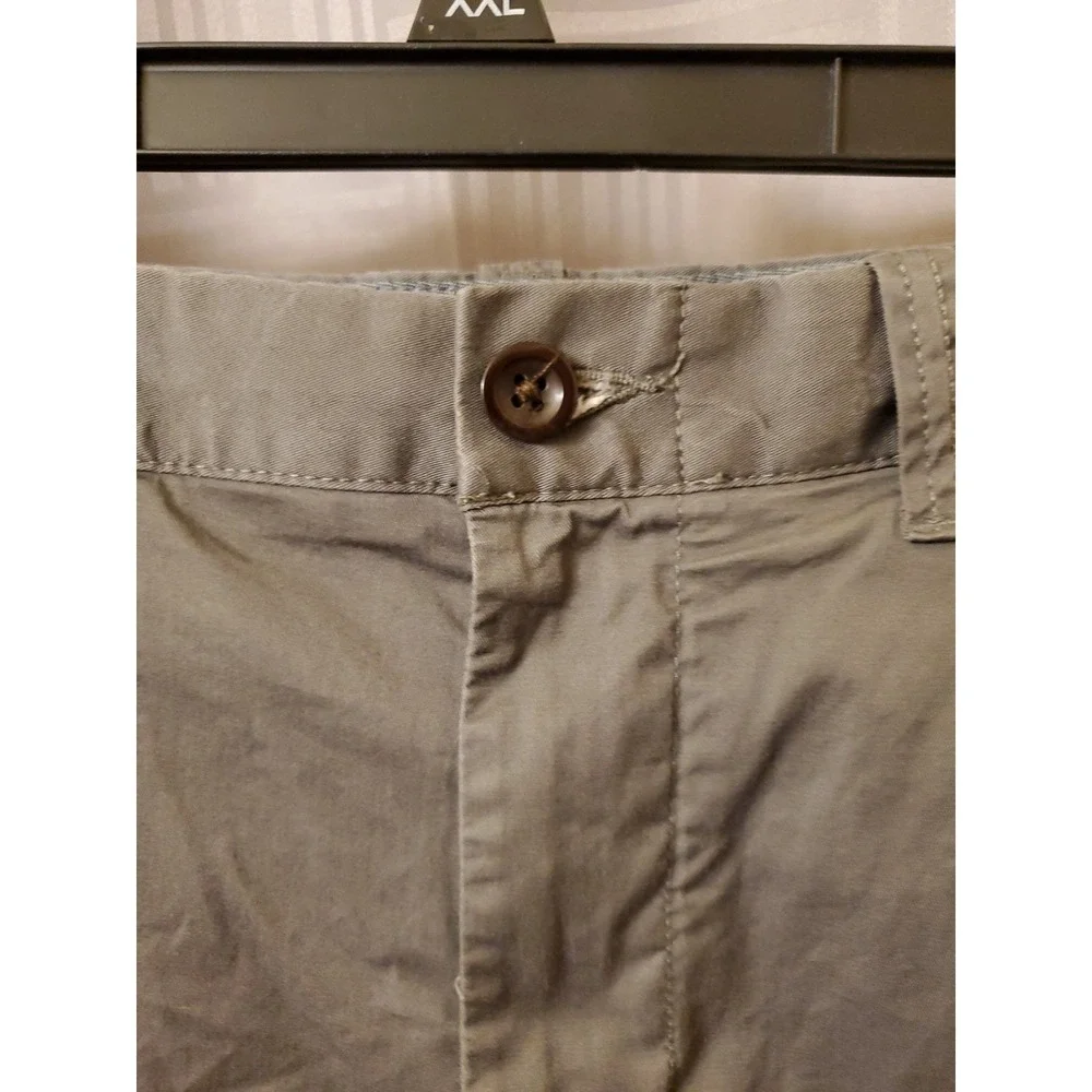 J Crew Chino‎ Shorts Mens 31 Gray Cotton Stretch Flat Front Preppy 9